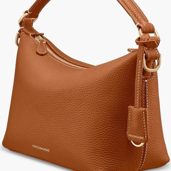 MAISON de SABRÉ small leather soft hobo - Picture 5 of 16